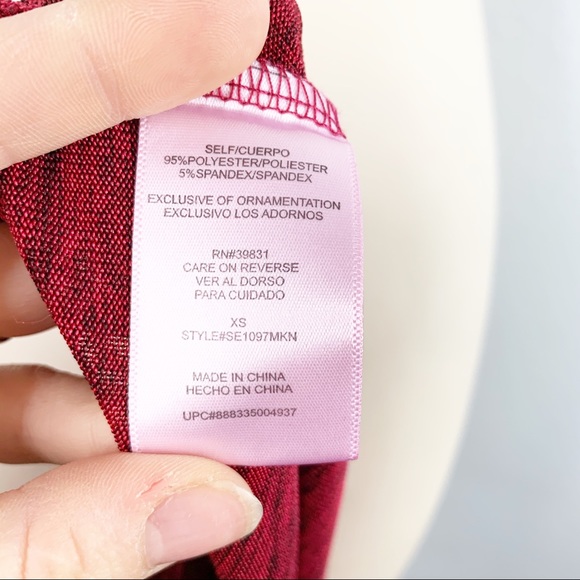 4/$25 Sam Edelman Isla Metallic Knit Burnout Tank - Picture 7 of 8